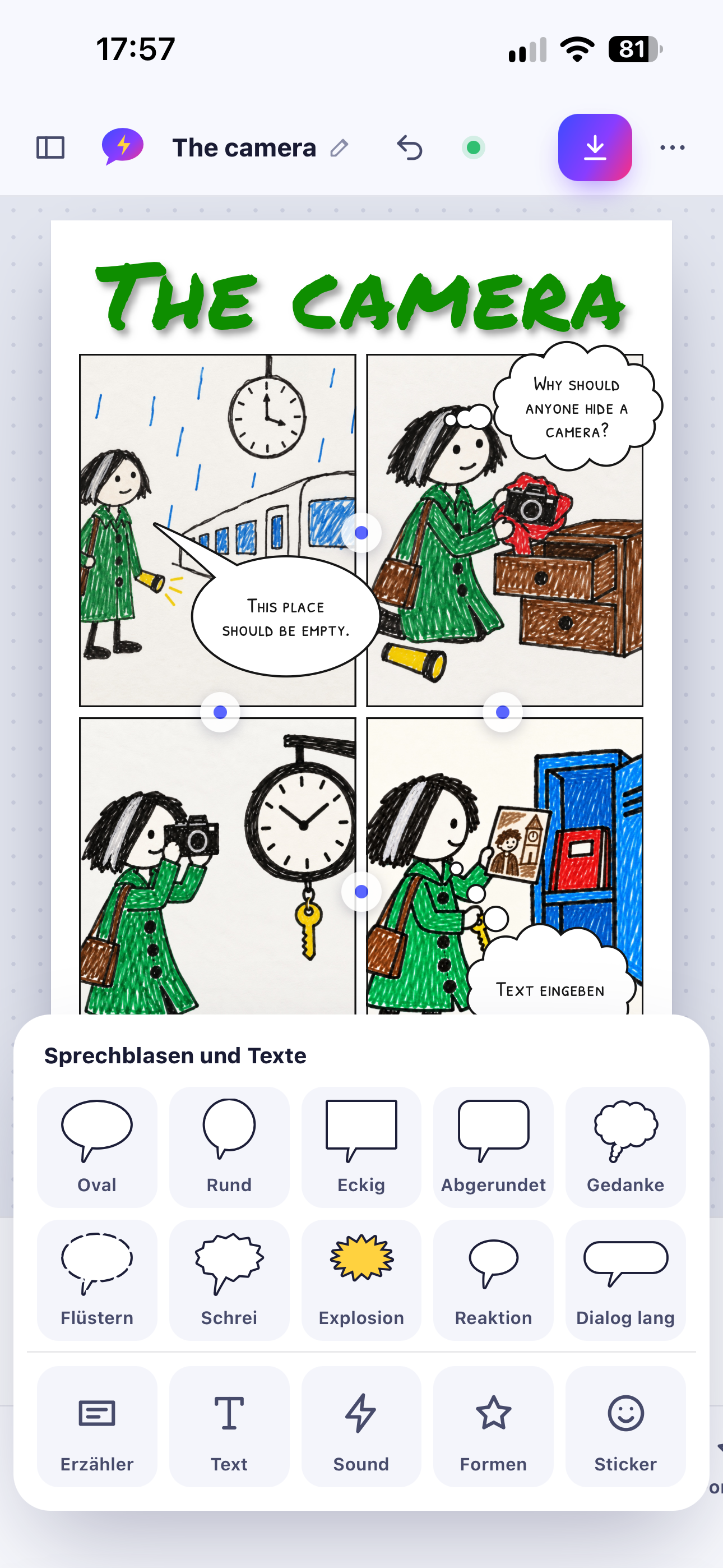 StoryPanels: Comic Maker — App Store screenshot 2