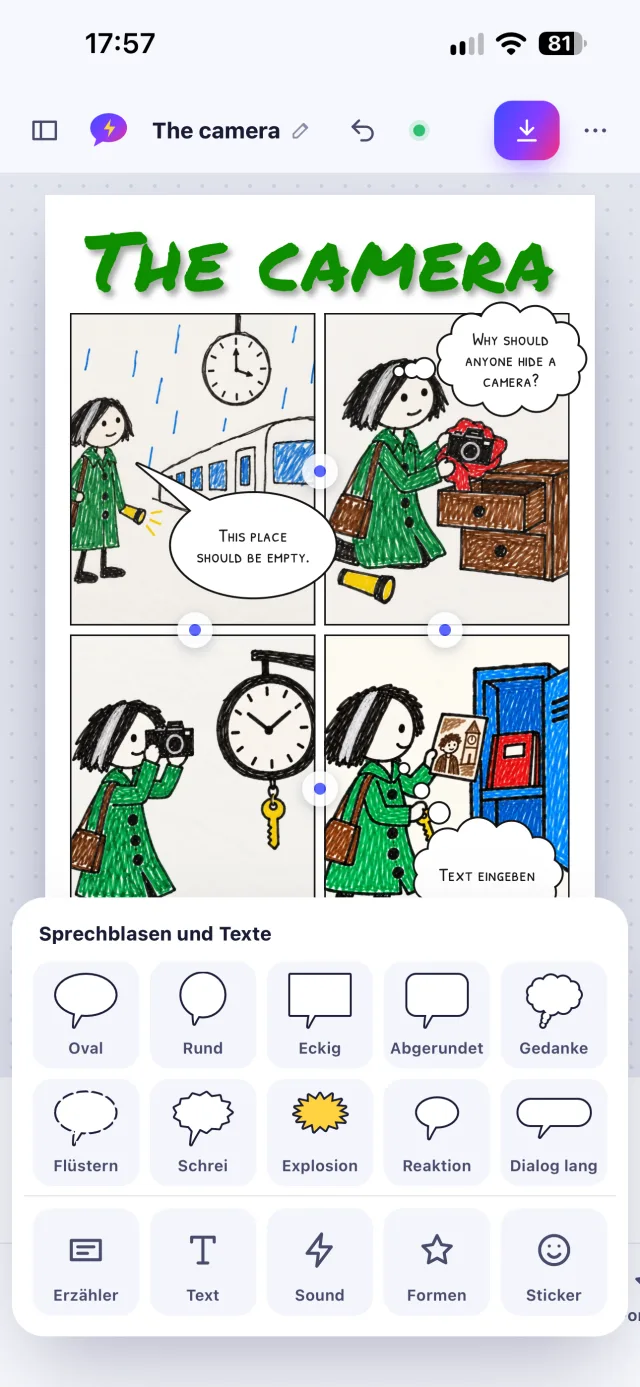 StoryPanels: Comic Maker — App Store screenshot 2